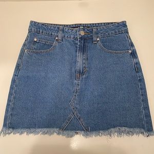 Boohoo Denim Skirt
